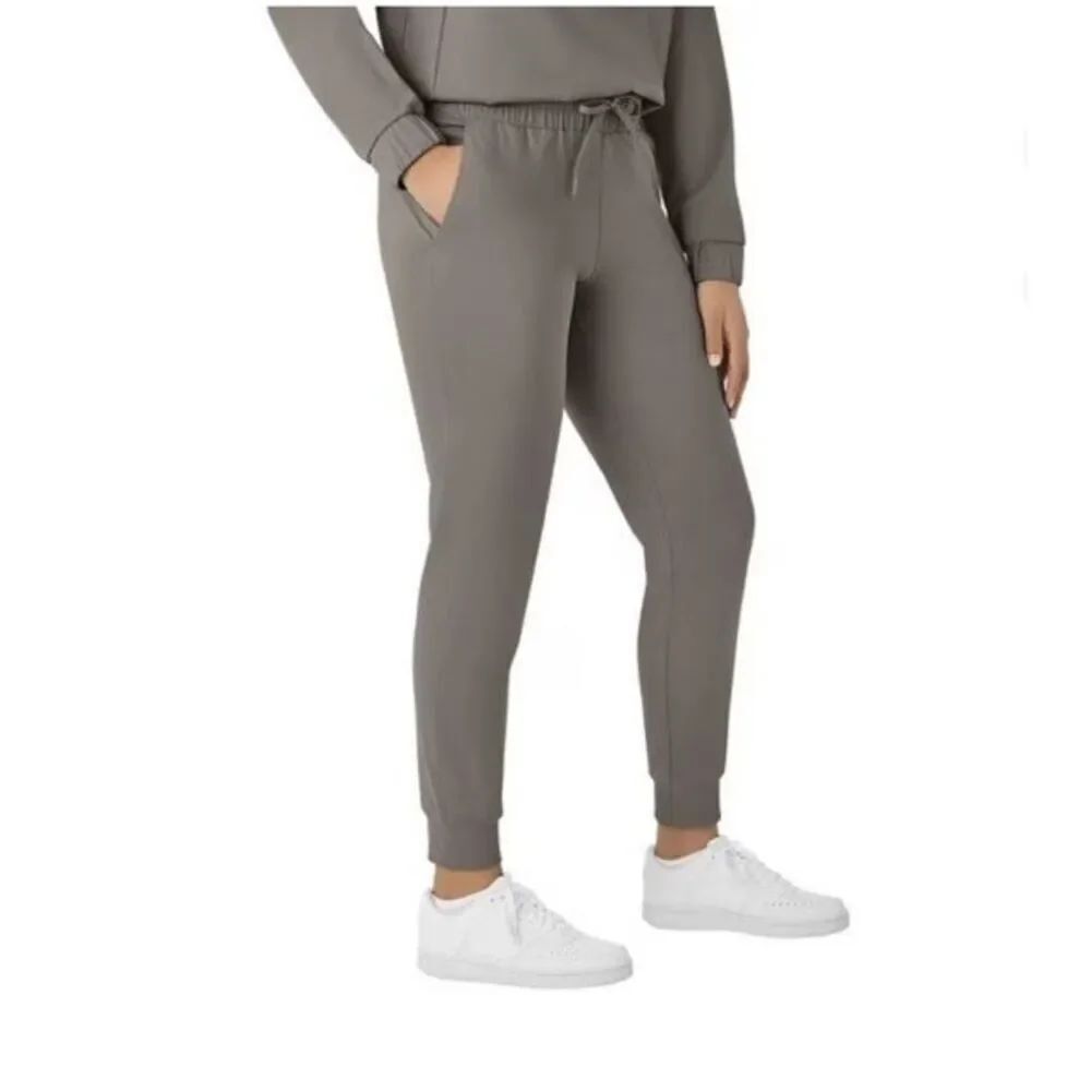 Members Mark Women’s Jogger Pants Size Medium Gray Taupe Color